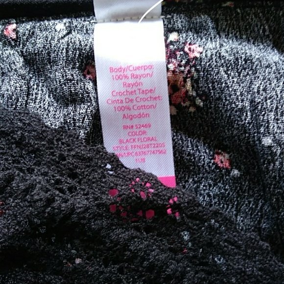 Boho Floral Peasant Top Sz XXL NWT - Picture 8 of 8